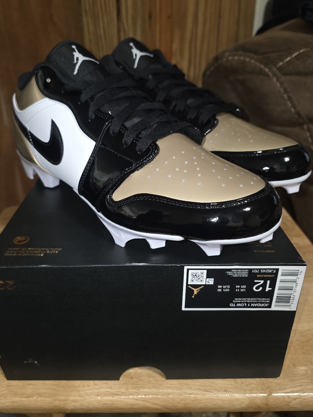 New Jordan 1 Low TD Football Cleats